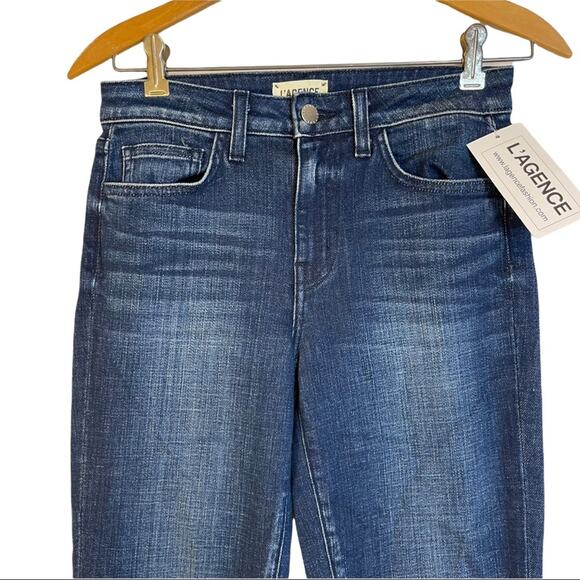 L'Agence El Matador French Slim Cropped Jeans Bering Size 25 NWT - Picture 5 of 8